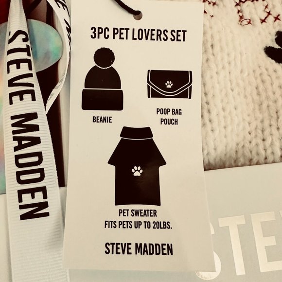 STEVE MADDEN Pet Lover Winter Set NIB - Picture 5 of 5